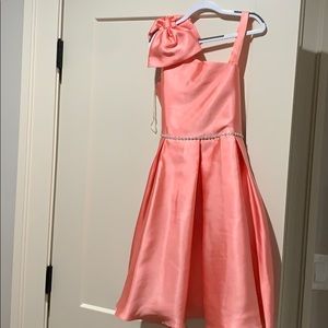 Girls size 14 coral dress